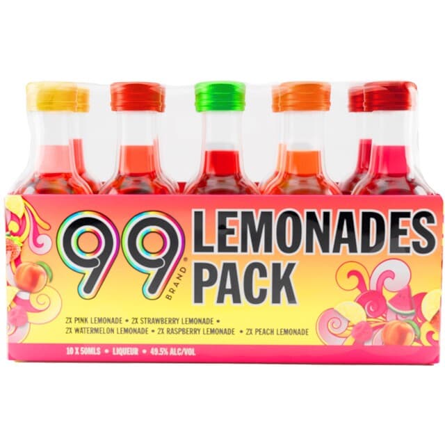 99 Lemonade Pk Assorted 10PK 50ML