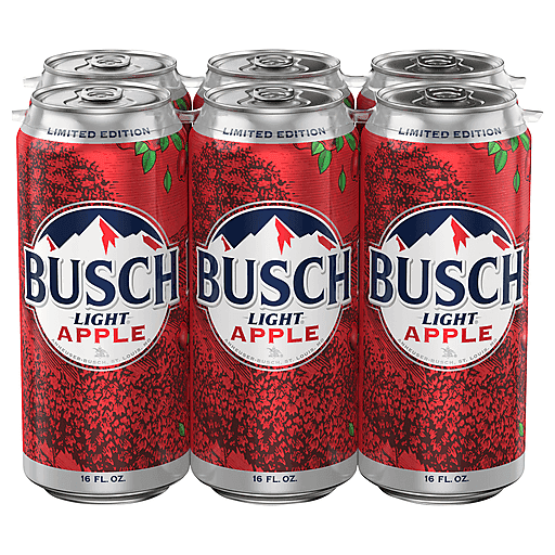 Busch Light Apple 16OZ 6PK