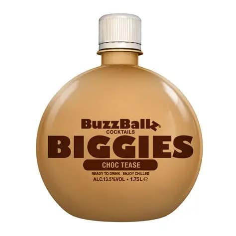 Buzzballz Chocolate Tease Biggies 1.75L