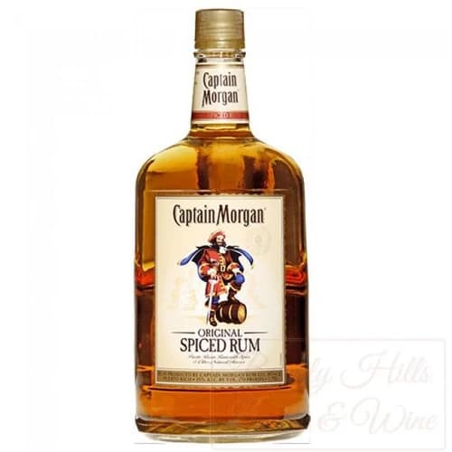 Captain Morgan Spiced Rum 1.75L/PLASTIC with Football Ice Mold