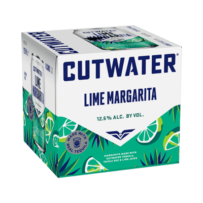 Cutwater Lime Margarita 4 Pack 12 Oz Cans
