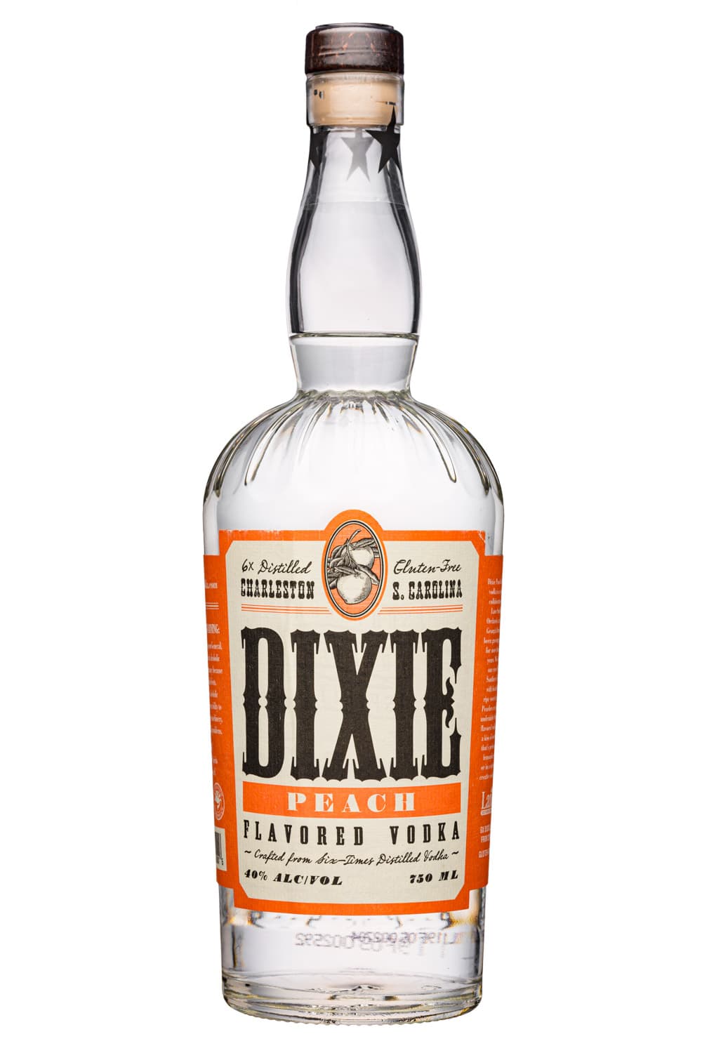 Dixie Vodka Peach 750ML