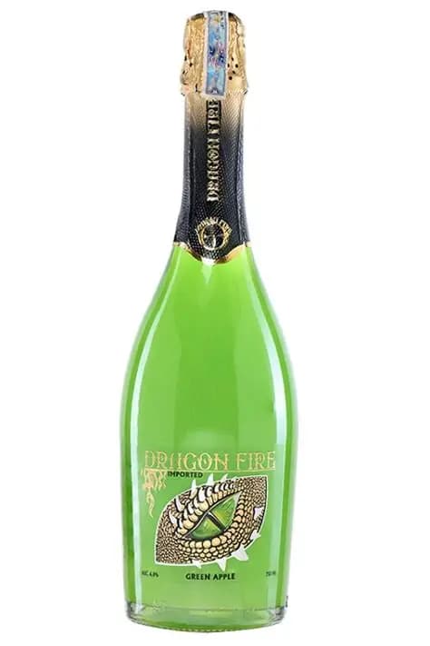 Dragon Fire Green Apple 750ML