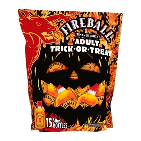 Fireball Cinnamon Party Bag 15 50ML
