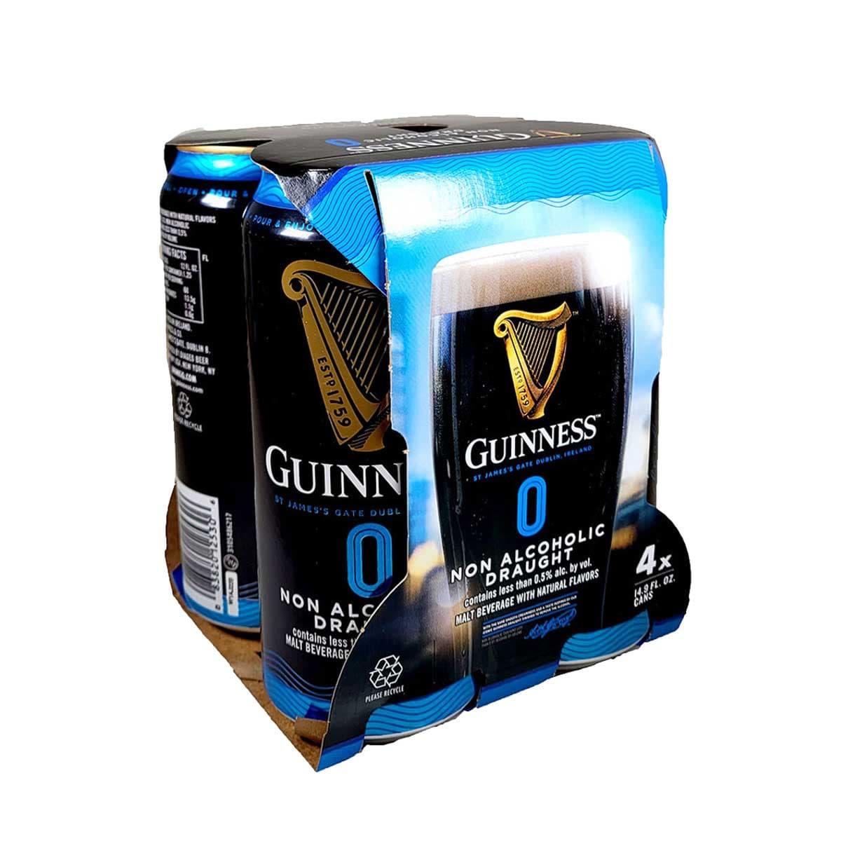 Guinness Non Alcoholic 4 Pack Can