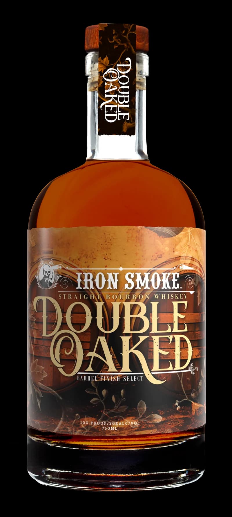 Iron Smoke Double Oaked Brbn 750ML