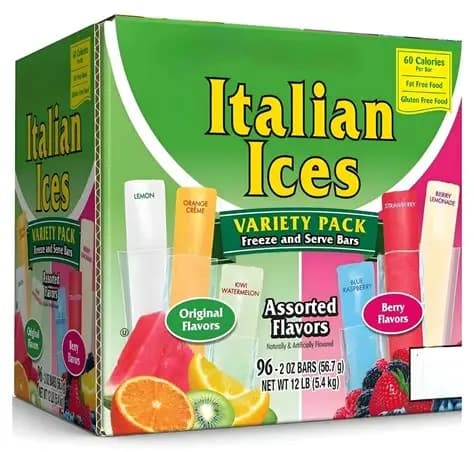 Italian Ice Variety 6 Pack