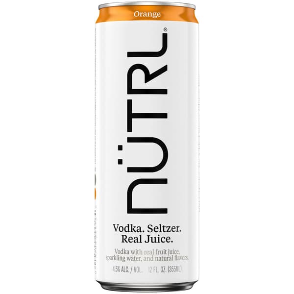 Nutrl Vodka Seltzer Orange 12OZ