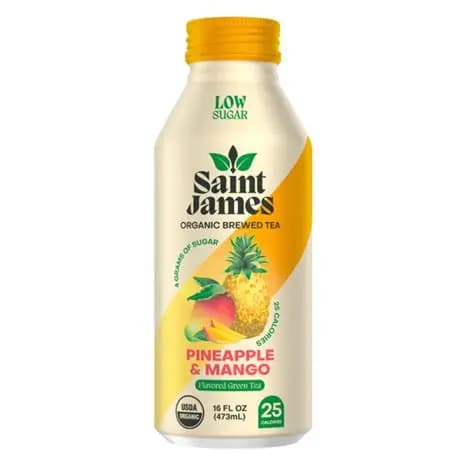 Saint James Green Tea Pineapple and Mango 16FL