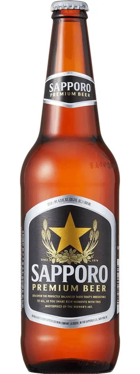 Sapporo 600 Ml Bottle