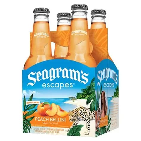 Seagram Peach Bellini 6 Pk