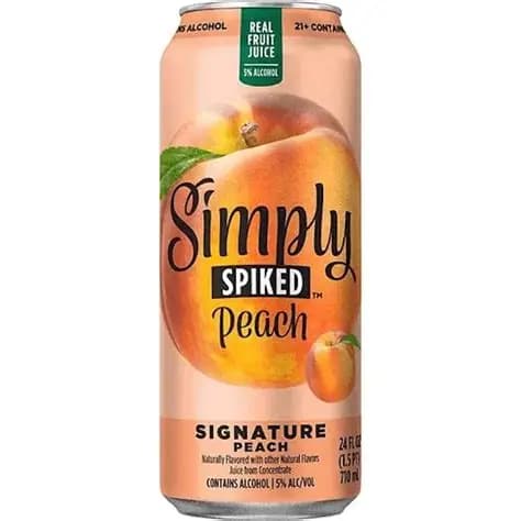 Simply Spiked Peach 24 Oz