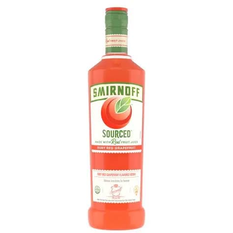 Smirnoff Sourced Ruby Red Grapefruit 750ML