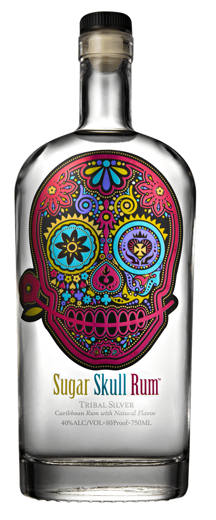 Sugar Skull Tribal Silver Rum 750ML