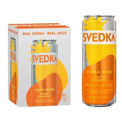 Svedka Mango Pineapple 4PK Cans