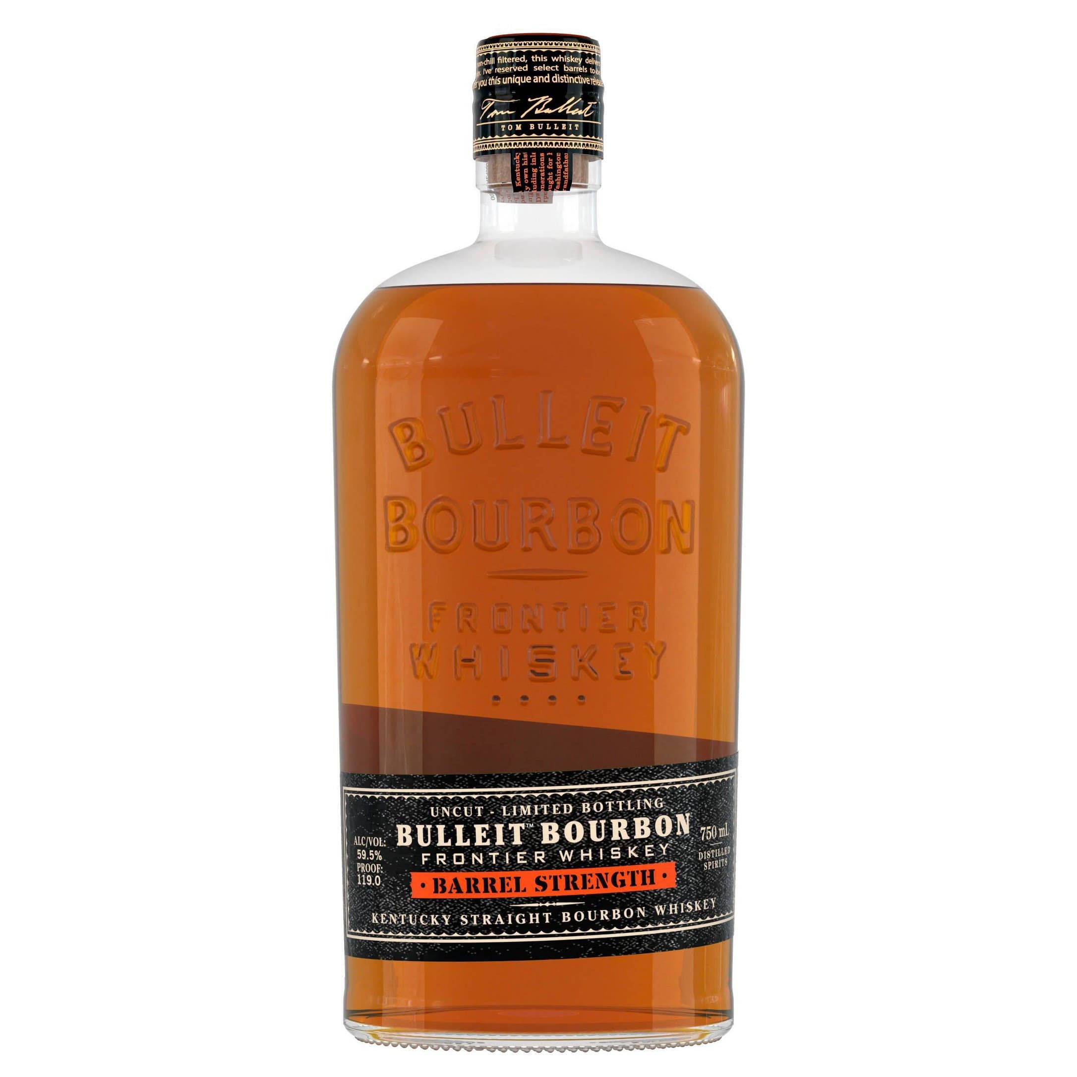Bulleit Frontier Barrel Strength Bourbon Whiskey 750ML