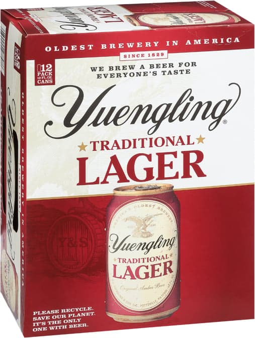 Yuengling Traditional Lager 12 Pk Cans