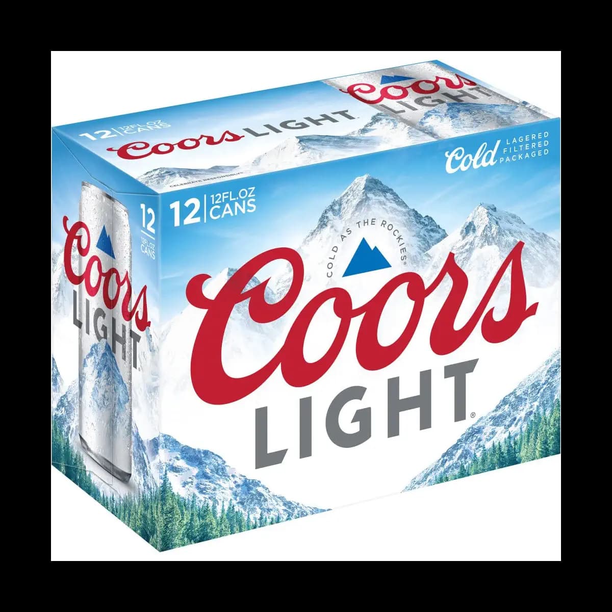 Coors Light 12 Pack Can 12OZ