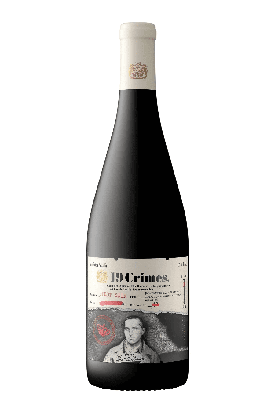 19 Crimes Pinot Noir 2019 Wine 750ML (Australia)