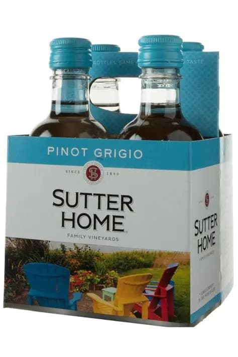 Sutter Home Pinot Grigio 4pk 187ml
