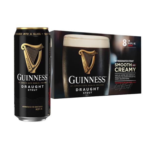 Guinness Stout Cans 8 Pack