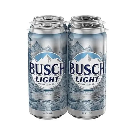 Busch Light 16OZ Cans 4 Pack