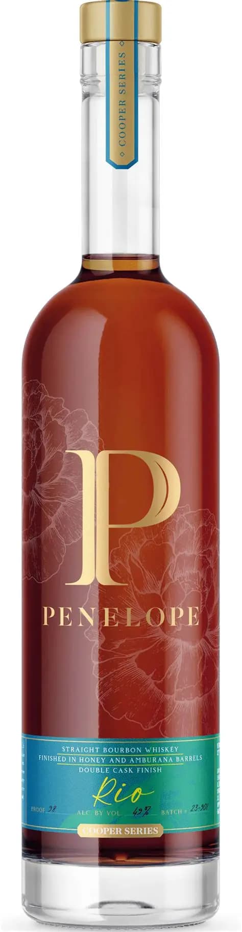 Penelope Straight Bourbon Whiskey Double Cask Finish Rio 750ML