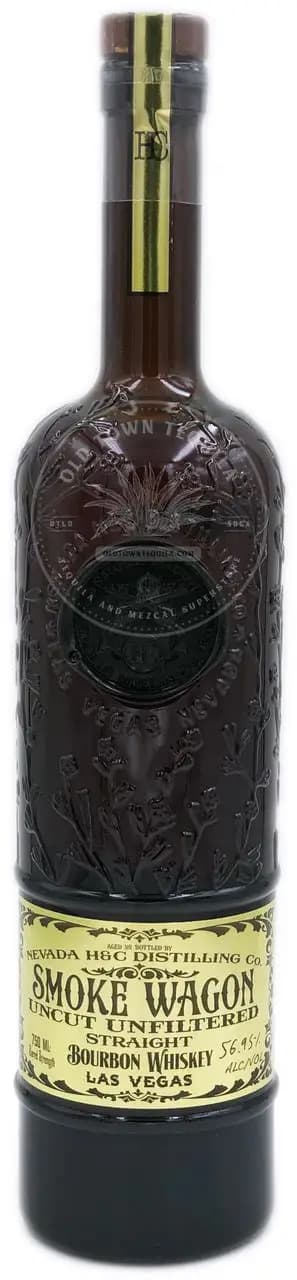 Smoke Wagon Uncut Unfiltered Bourbon Whiskey 750ML