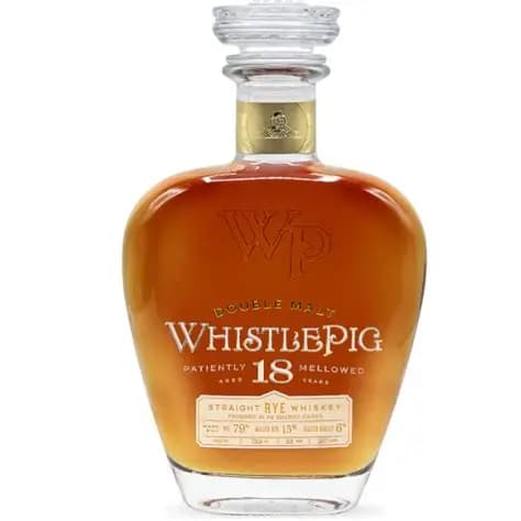 Whistlepig 18YR Double Malt Straight Rye Whiskey 750ML