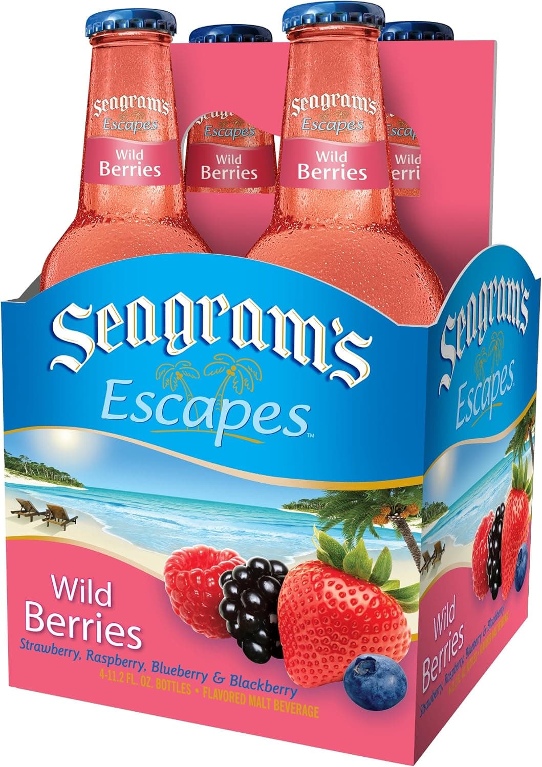 Seagrams Escapes Wild Berry 4PK 11.2OZ
