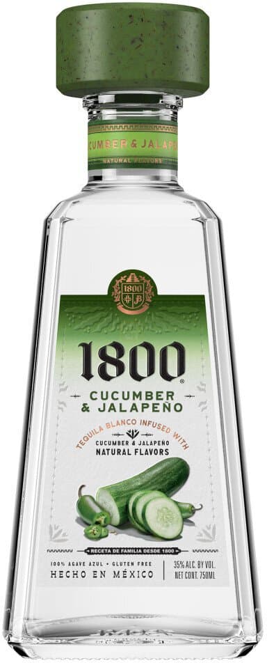 1800 Cucumber and Jalapeno Tequila 750ML
