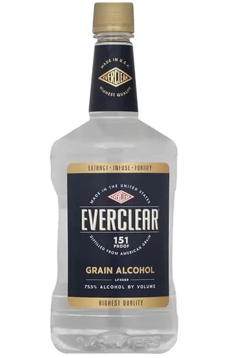 Everclear 151 Proof Grain Alcohol 1.75L