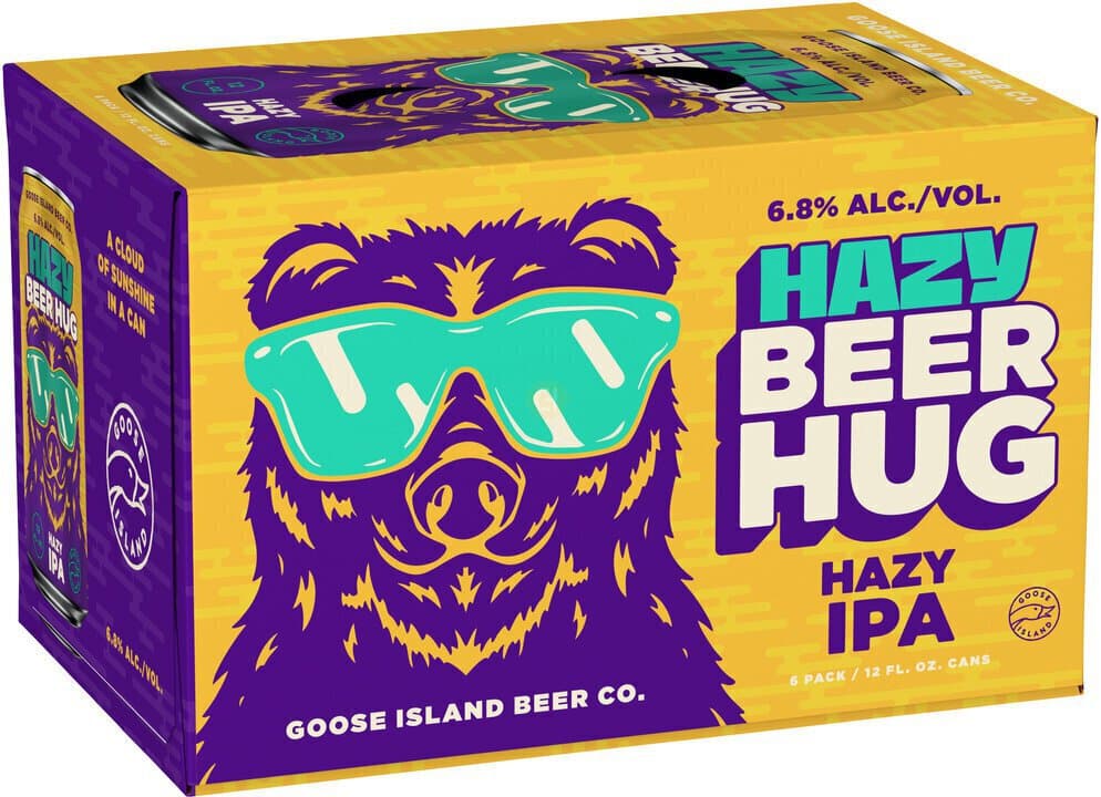 Goose Island Hazy Beer Hug 6 Pack Can