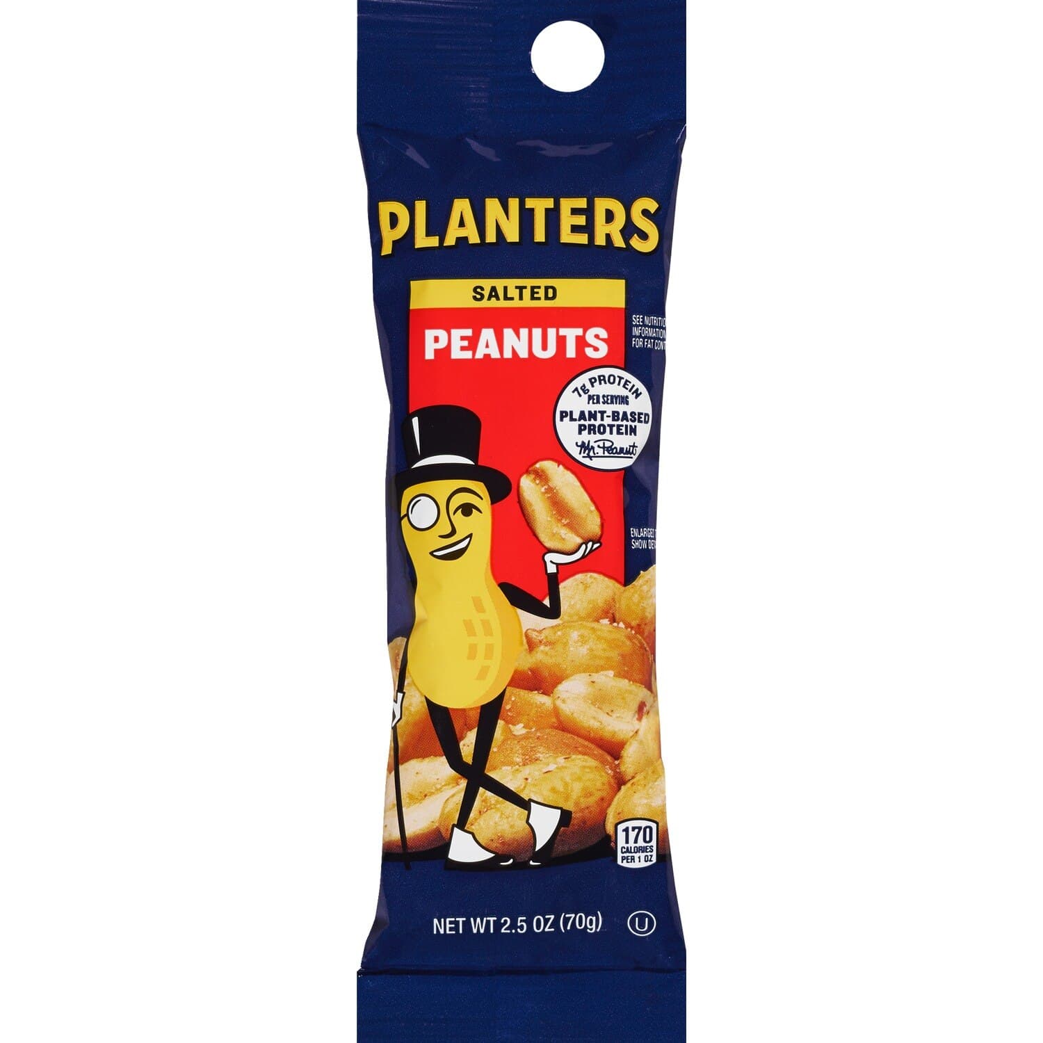 Planters Salted Peanuts 1.5 Oz